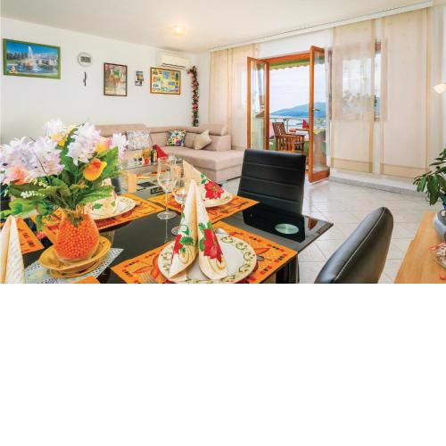 Amazing Apartment In Rabac With House Sea View