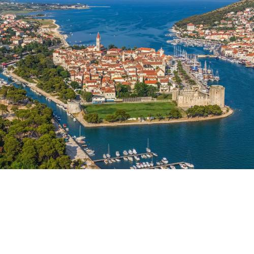 Apartment in Okrug Gornji with Seaview, Balcony, Air condition, WIFI (4790-3)