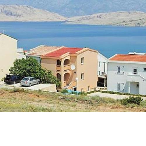 Apartment in Pag with sea view, terrace, air conditioning, WiFi (4891-2)