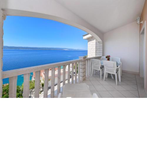 Apartment in Pisak with sea view, terrace, air conditioning, Wi-Fi (4871-3)