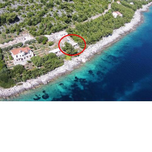 Apartments by the sea Cove Zaglav, Korcula - 12208