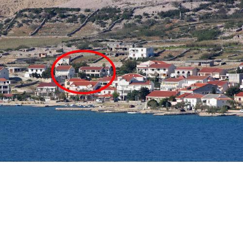 Apartments by the sea Kustici, Pag - 6320
