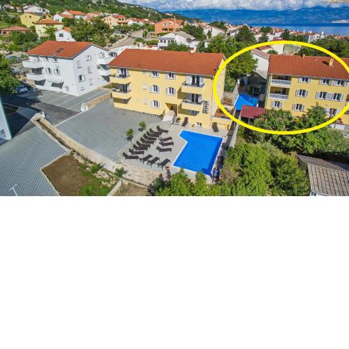 Apartments with a swimming pool Baska, Krk - 18733