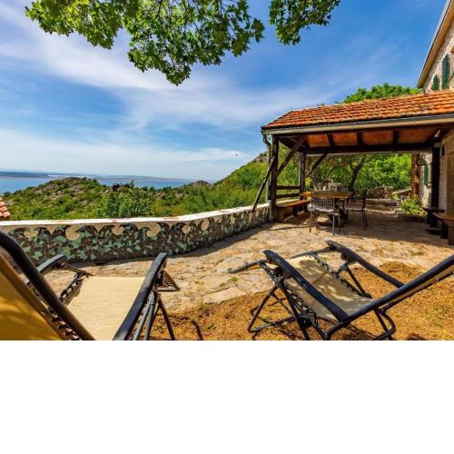 Authentic stone house on the mountain Velebit