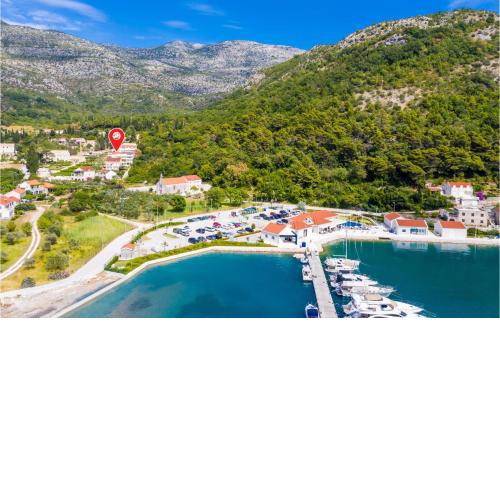 Beautiful Apartment In Slano With House Sea View