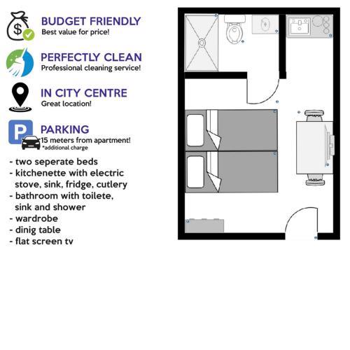 Budget Apartman LeLo Centar 3