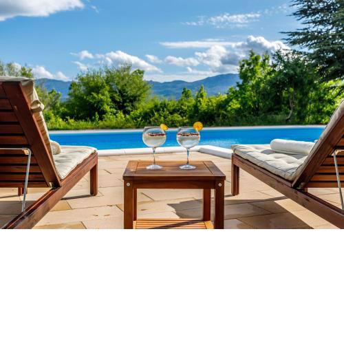 Casa di Oliva-house with heated pool & jacuzzi in Trilj, Croatia