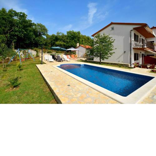 Family friendly apartments with a swimming pool Strmac, Labin - 5527