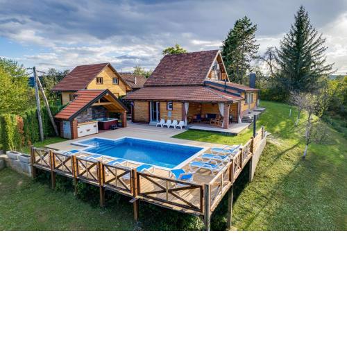 Family friendly house with a swimming pool Ogulin, Gorski kotar - 15204