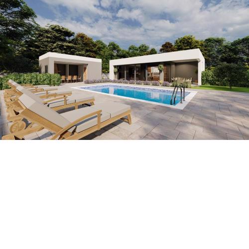 Green Luxury with heated pool, jacuzzi & sauna