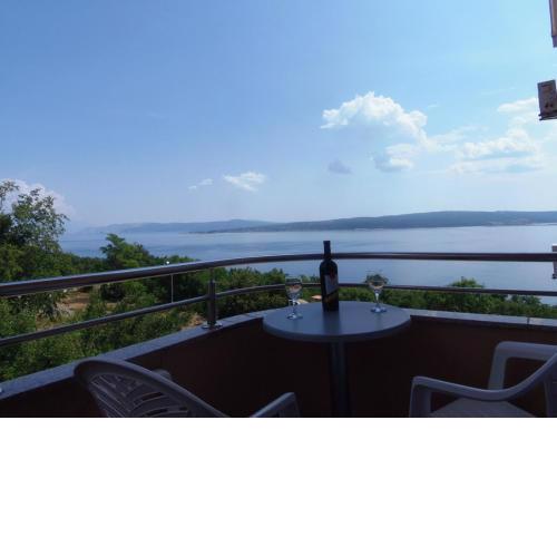 Holiday apartment in Dramalj with sea view, balcony, air conditioning, W-LAN 4623-1