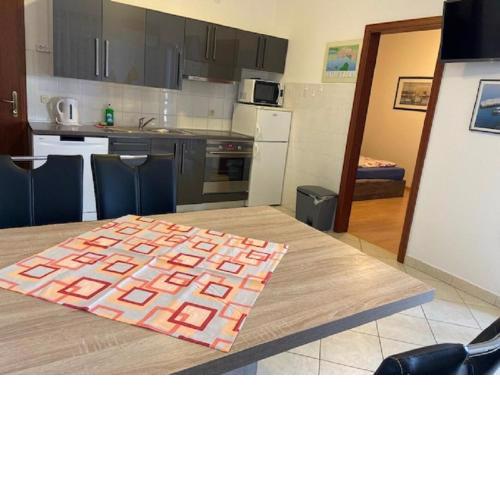 Holiday apartment in Punat with balcony, air conditioning, WiFi, washing machine 3590-1