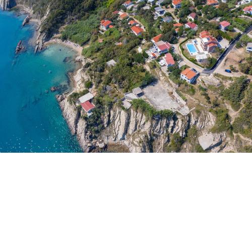 Luxury Seafront Villa Exclusive Pag with private pool by the beach on Pag island