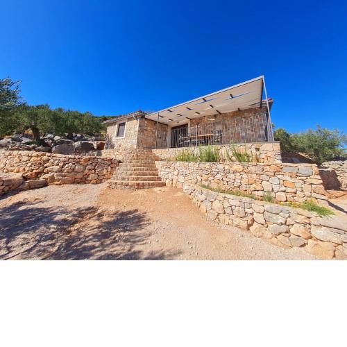 Luxury stone house in a Nature park