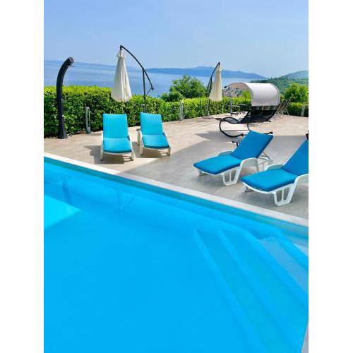 Luxury VILLA ETERNITY - panoramic sea view - box spring beds - Opatija-Poljane