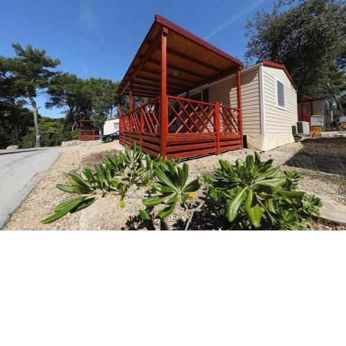 Mobile homes in Camp Soline at Biograd