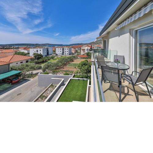 Panoramic view and sea