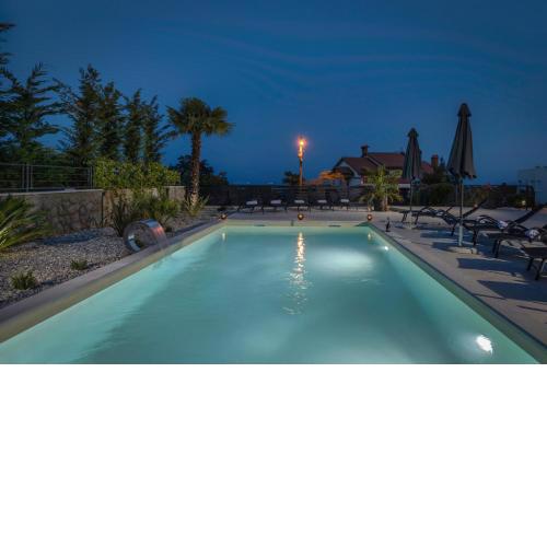 Piccola Villa Adriatic with a swimming pool, grill, children playground Opatija