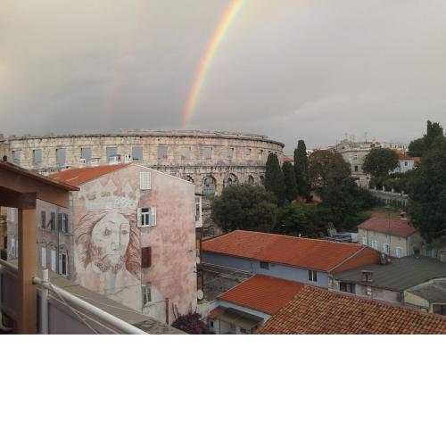 Pula postcard view apartment