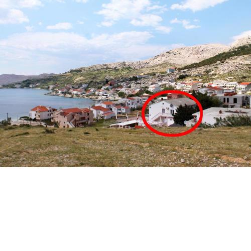 Rooms with a swimming pool Metajna, Pag - 3306