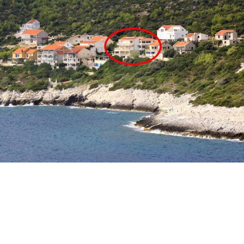 Seaside apartments with a swimming pool Zavalatica, Korcula - 9150