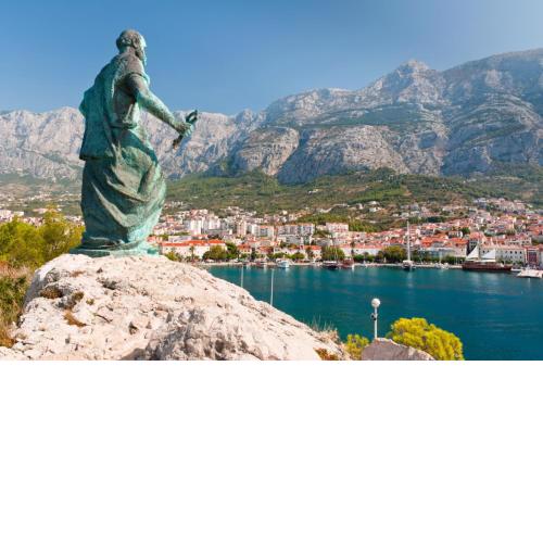 Studio apartment in Brist with Seaview, Balcony, Air condition, WIFI (4333-1)