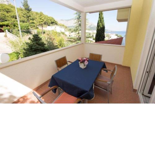 Studio apartment in Duce with sea view, balcony, air conditioning, WiFi 132-7