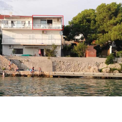 Studio apartment in Tribunj with sea view, balcony, air conditioning, WiFi 68-1