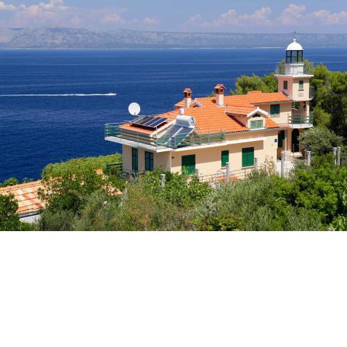 Unique seaside villa with pool