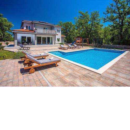 Villa Andrea with 5 bedrooms, 50 sqm private pool, a fun zone with PRO 9 Pool table, outdoor playground