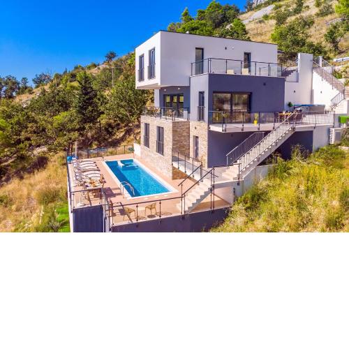 Villa Mia with private pool, Whirlpool, gym, sauna, seaviews