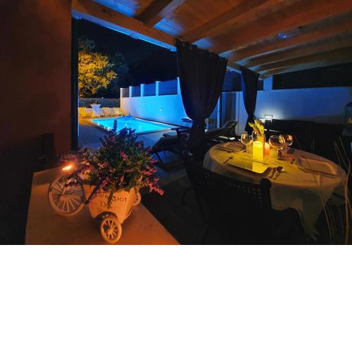 Villa with a heated Pool near Split with Magnificent View